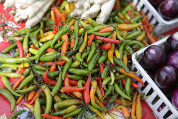 hot peppers