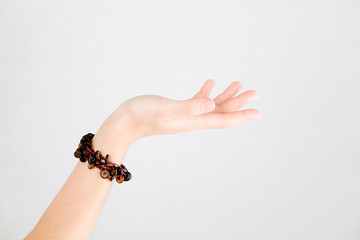 weibliche handfläche