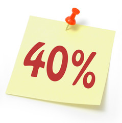 40%