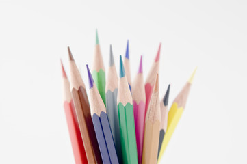 色鉛筆の集合