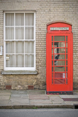 Obraz premium English phone booth