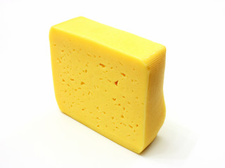 A piece of Swiss cheese