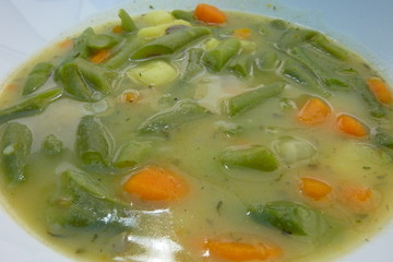 Bohneneintopf mit Speck