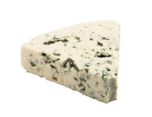 Blue cheese with clipping path