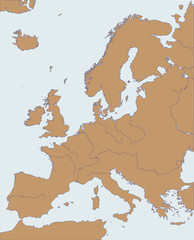 carte d'Europe