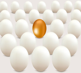 Unique and different concept design with copy space. Vector