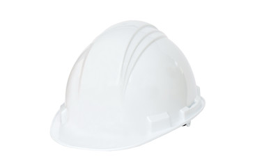 White hard hat on white backgorund