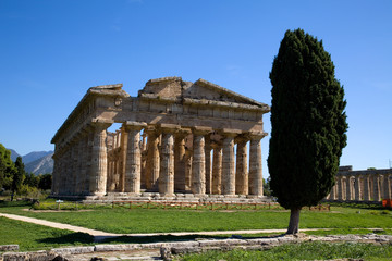 Fototapeta na wymiar Listę Światowego Dziedzictwa UNESCO w Paestum