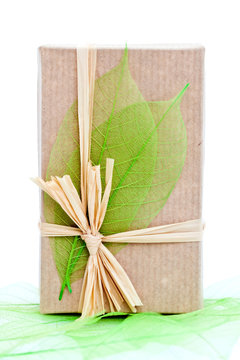 Paquet cadeau emballage écologique