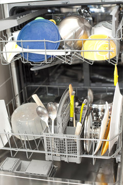 Dirty Dishes In The Dishwasher