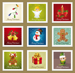 Beatiful collection of christmas postmarks