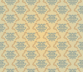 yellow and blue pattern