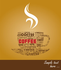 Typography coffee