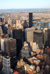 Fototapeta na wymiar Nowy Jork z lotu ptaka