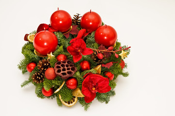 Modern advent wreath