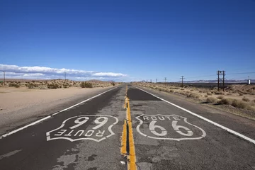 Cercles muraux Route 66 Route 66 Désert de Mojave