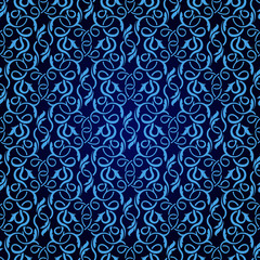 Blue seamless wallpaper pattern