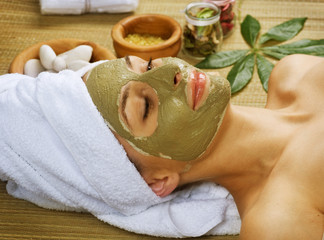 Spa Facial Mud Mask. Dayspa