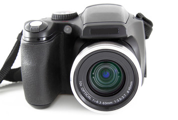 Digital Camera Isolated on White Background
