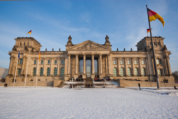 Fototapeta na wymiar Reichstag - Bundestag, Berlino