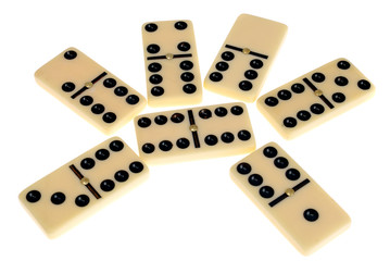 Bones of dominoes