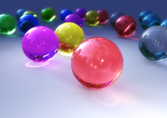 colorful marbles