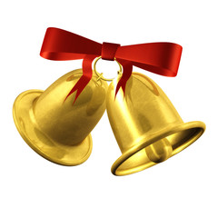 gol christmas bell isolated on white © JumalaSika ltd