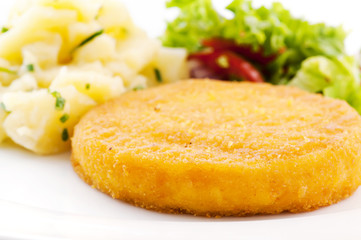 Überbackener Camembert