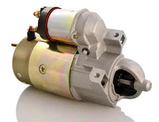 Automotive starter motor and solenoid