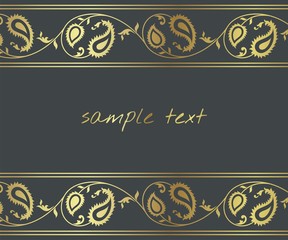 paisley border background