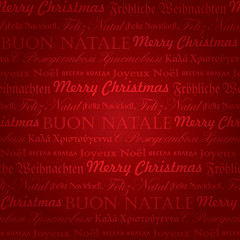 seamless multilingual christmas pattern (vector)