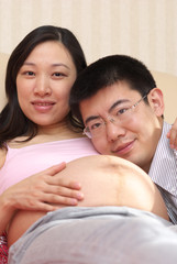 Asian couple