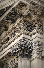 The pillar of Pantheon, Paris, France