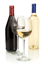 White and red wine
