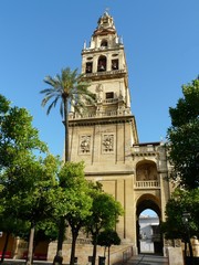 Bell tower at the Mezquita mosque/cathedral in Cordoba, Spain