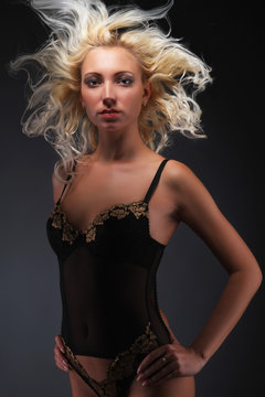 lingerie model