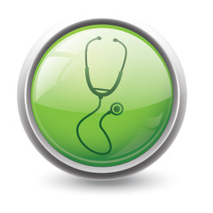Symbole m&eacute;dical st&eacute;thoscope