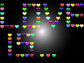 love background - vector