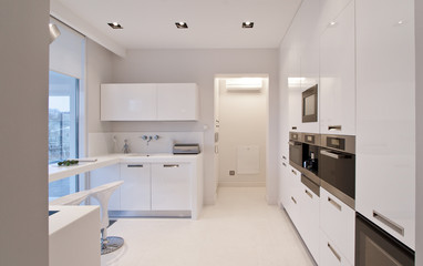 White modern kitchen