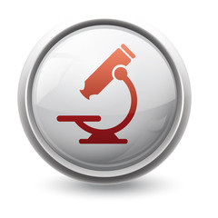 Symbole médical analyses microscope