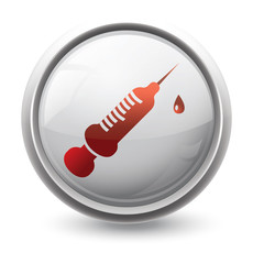 Symbole médical seringue