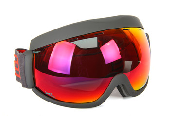 Ski goggles isolated on white background