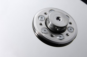 Rotating HDD Spindel