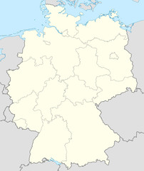 Plakat Germany map