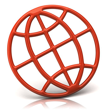 orange globe icon