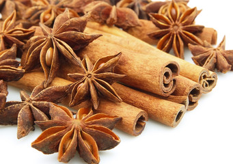 Anise and cinnamon