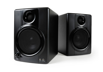 Obraz premium Black Studio Speakers