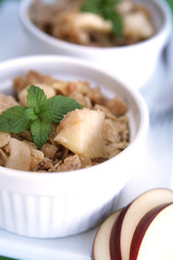Apple crumble