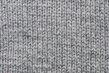 Grey knitting background