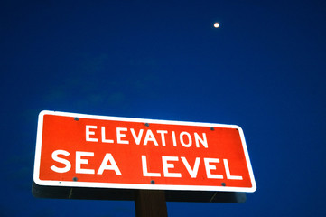 Road sign in Death Valley